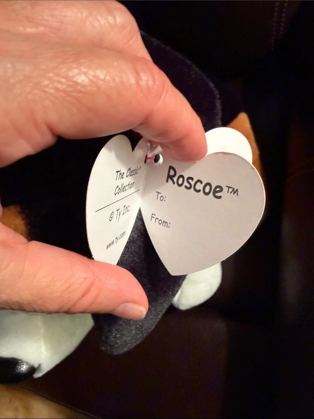 TY Rosco large.  Like new with tags.
